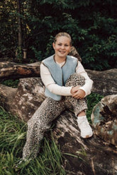 Alwero Wollen Gilet Camino Junior - Icy Blue